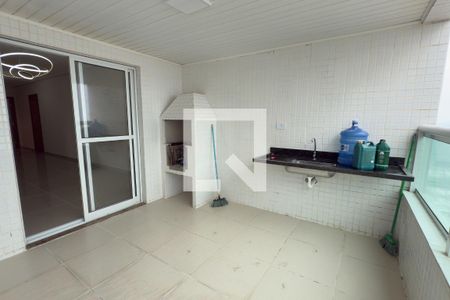 Varanda de apartamento para alugar com 3 quartos, 118m² em Vila Caiçara, Praia Grande