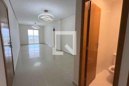 Sala de apartamento para alugar com 3 quartos, 118m² em Vila Caiçara, Praia Grande