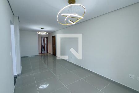 Sala de apartamento para alugar com 3 quartos, 118m² em Vila Caiçara, Praia Grande