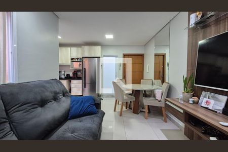 Sala de apartamento à venda com 2 quartos, 53m² em Vila Humaita, Santo André