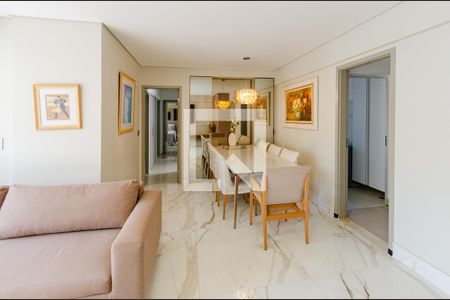 Sala de apartamento à venda com 3 quartos, 115m² em Buritis, Belo Horizonte