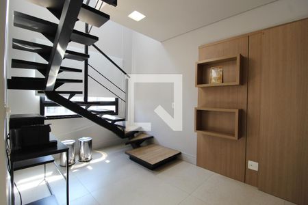 Sala/Cozinha de apartamento à venda com 1 quarto, 70m² em Vila Olímpia, São Paulo