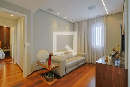 Sala de TV de apartamento à venda com 2 quartos, 100m² em Santo Antônio , Belo Horizonte