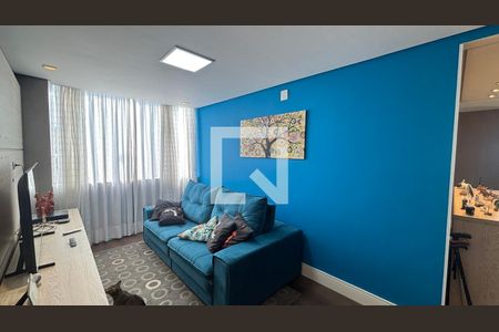 Sala de apartamento à venda com 2 quartos, 120m² em Parque Sao Vicente, Santo André