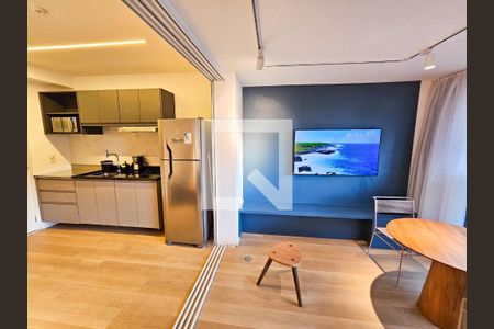 Sala de apartamento à venda com 1 quarto, 37m² em Jardim Paulista, São Paulo