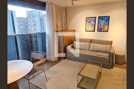 Sala de apartamento à venda com 1 quarto, 37m² em Jardim Paulista, São Paulo