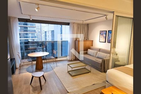 Sala de apartamento à venda com 1 quarto, 37m² em Jardim Paulista, São Paulo