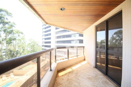 Varanda da Sala de apartamento para alugar com 4 quartos, 242m² em Vila Suzana, São Paulo