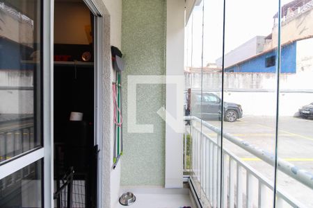 Varanda da Sala de apartamento à venda com 2 quartos, 50m² em Vila Carmosina, São Paulo