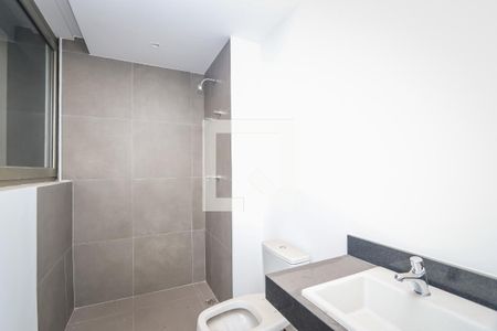 Banheiro  de kitnet/studio à venda com 1 quarto, 58m² em Jardins, São Paulo