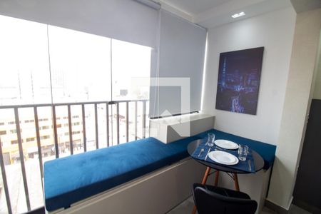 Varanda de kitnet/studio à venda com 1 quarto, 22m² em Santo Amaro, São Paulo