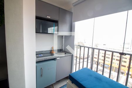 Varanda de kitnet/studio à venda com 1 quarto, 22m² em Santo Amaro, São Paulo