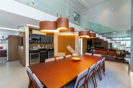 Sala de Jantar de casa de condomínio à venda com 6 quartos, 600m² em Parque Terra Nova II, São Bernardo do Campo