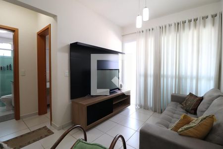 Sala de apartamento para alugar com 2 quartos, 74m² em Centro, Uberlândia
