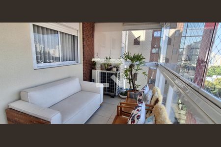 Varanda de apartamento à venda com 3 quartos, 127m² em Santa Paula, São Caetano do Sul