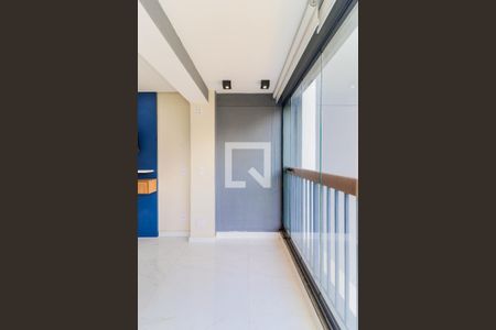 Varanda de kitnet/studio para alugar com 1 quarto, 26m² em Brooklin, São Paulo