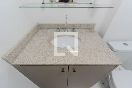 Banheiro de kitnet/studio à venda com 1 quarto, 24m² em Consolação, São Paulo