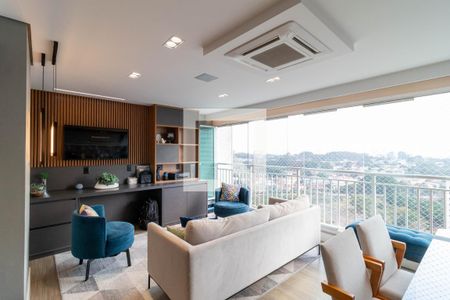 Varanda da Sala de apartamento à venda com 4 quartos, 136m² em Barra Funda, São Paulo