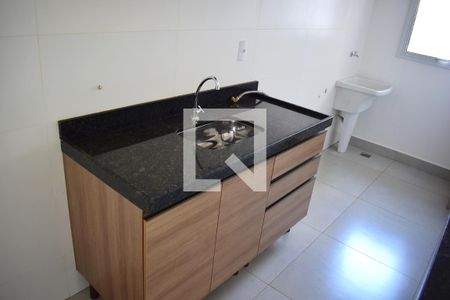 Cozinha de apartamento para alugar com 1 quarto, 42m² em Ribeirânia, Ribeirão Preto