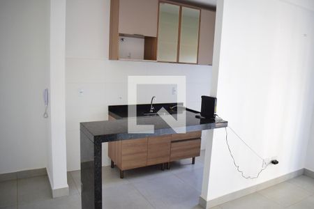 Cozinha de apartamento para alugar com 1 quarto, 42m² em Ribeirânia, Ribeirão Preto