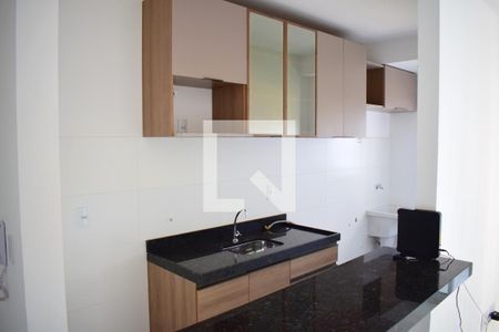 Cozinha de apartamento para alugar com 1 quarto, 42m² em Ribeirânia, Ribeirão Preto