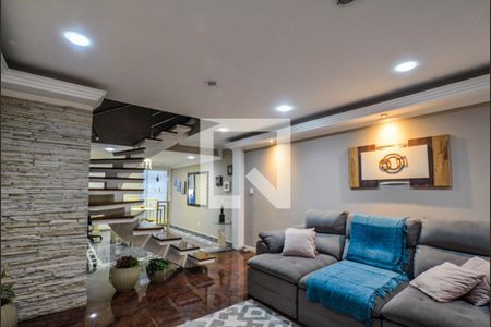 Sala de casa à venda com 4 quartos, 242m² em Utinga, Santo André