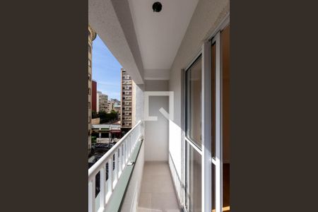 Varanda de kitnet/studio para alugar com 1 quarto, 29m² em Campos Elíseos, São Paulo