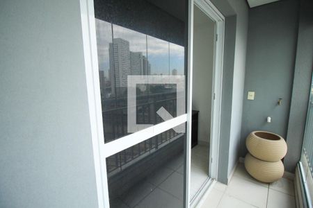 Varanda  de kitnet/studio para alugar com 1 quarto, 24m² em Belenzinho, São Paulo