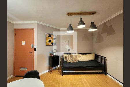 Sala/Cozinha de apartamento para alugar com 1 quarto, 33m² em Moema, São Paulo