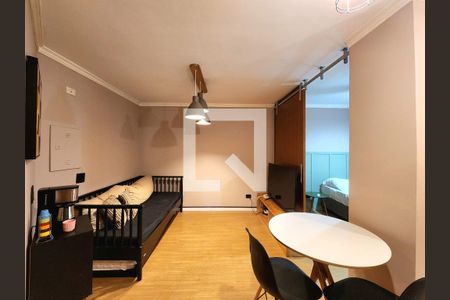Sala/Cozinha de apartamento para alugar com 1 quarto, 33m² em Moema, São Paulo