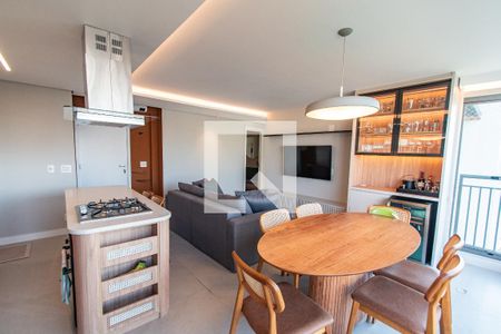 Sala de apartamento à venda com 3 quartos, 80m² em Vila Dom Pedro I, São Paulo