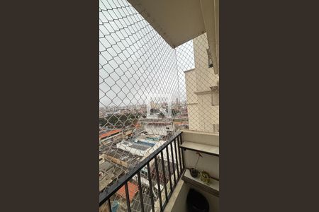 Varanda da Sala de Jantar de apartamento para alugar com 2 quartos, 49m² em Vila Palmares, Santo André