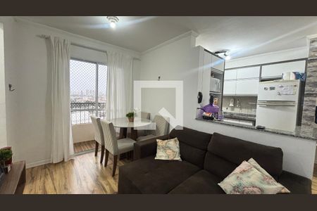 Sala de Jantar de apartamento para alugar com 2 quartos, 49m² em Vila Palmares, Santo André
