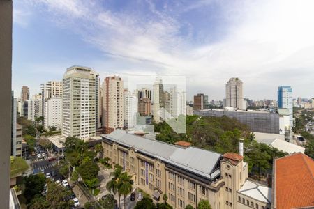 Varanda de kitnet/studio à venda com 1 quarto, 21m² em Jardim Paulista, São Paulo