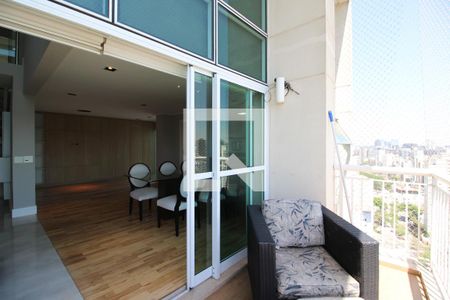 Varanda da Sala de apartamento à venda com 2 quartos, 109m² em Moema, São Paulo