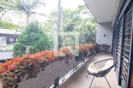 Varanda da Sala de casa à venda com 5 quartos, 340m² em Brooklin, São Paulo
