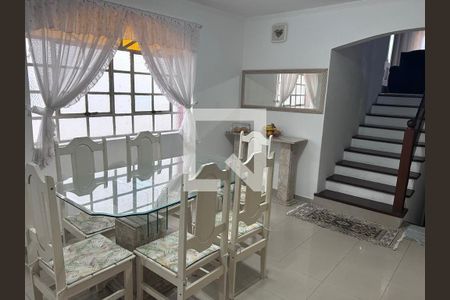 Sala de jantar de casa à venda com 4 quartos, 225m² em Vila Humaita, Santo André
