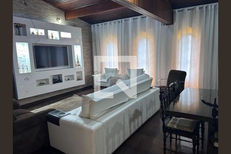 Sala de casa à venda com 4 quartos, 225m² em Vila Humaita, Santo André