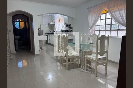 Sala de jantar de casa à venda com 4 quartos, 225m² em Vila Humaita, Santo André