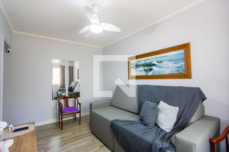 Sala de apartamento à venda com 2 quartos, 70m² em Campestre, Santo André