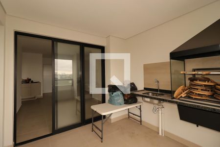 Varanda Gourmet de apartamento à venda com 3 quartos, 117m² em Vila Bastos, Santo André