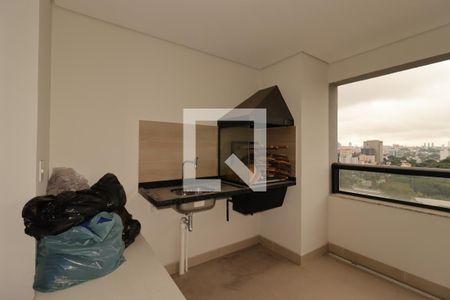 Varanda Gourmet de apartamento à venda com 3 quartos, 117m² em Vila Bastos, Santo André