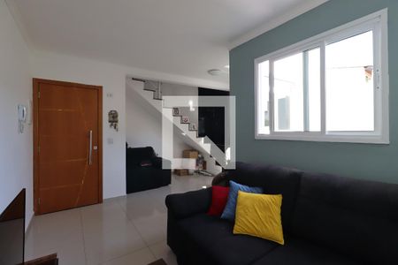 Sala de apartamento à venda com 2 quartos, 100m² em Vila Curuçá, Santo André