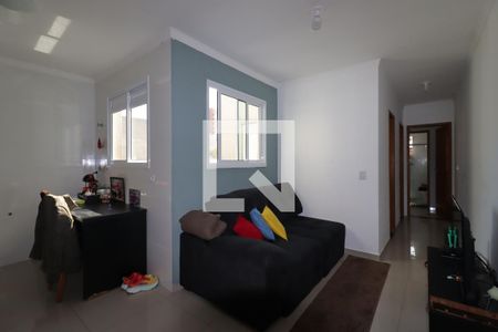 Sala de apartamento à venda com 2 quartos, 100m² em Vila Curuçá, Santo André