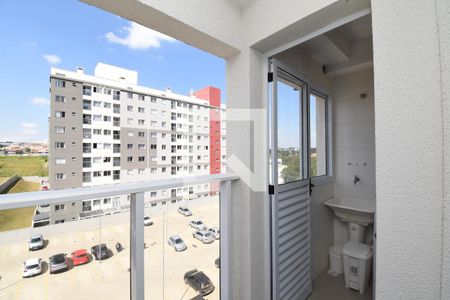 Sacada com Churrasqueira de apartamento para alugar com 2 quartos, 59m² em Colônia Rio Grande, São José dos Pinhais