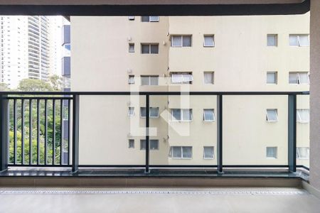 Sala - Varanda de apartamento à venda com 1 quarto, 46m² em Campo Belo, São Paulo