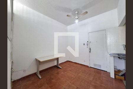 Sala/Cozinha  de apartamento para alugar com 1 quarto, 35m² em Laranjeiras, Rio de Janeiro