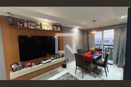 Sala de apartamento para alugar com 3 quartos, 69m² em Parque Erasmo Assunção, Santo André