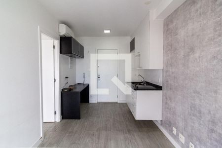 Sala de apartamento para alugar com 1 quarto, 32m² em Brooklin, São Paulo