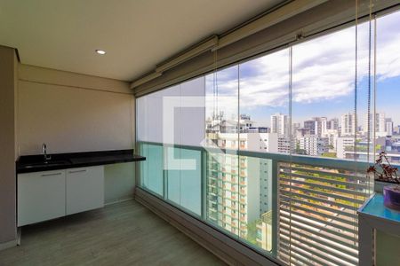 Varanda de apartamento para alugar com 1 quarto, 32m² em Brooklin, São Paulo